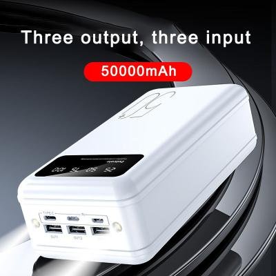 50000mAh Power Banks & Power Station Consumer Electronics Outdoor Fast Charging Power Bank Portable Charger Powerbank 50000mah